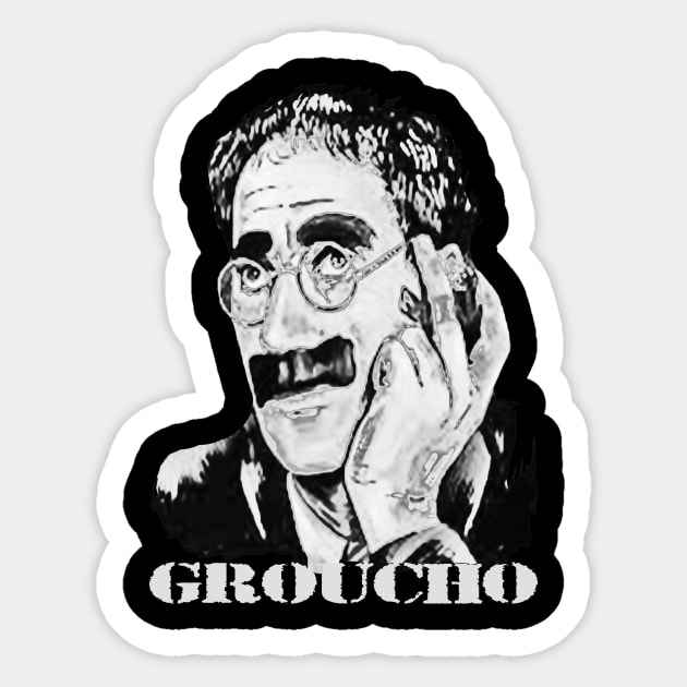 groucho marx Sticker by rika marleni